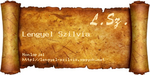 Lengyel Szilvia névjegykártya
